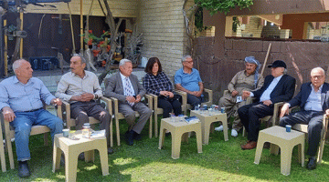 جلسة تأبين للفقيد الرفيق النصير الفنان كوكب حمزة في مقر رابطة الأنصار الشيوعيين العراقيين في اربيل