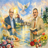 الرَسَّامُ التشكيلي الفلسطيني الدكتور جمال بدوان